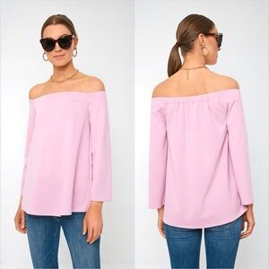 Tuckernuck Pink/Lilac Off-Shoulder Blouse